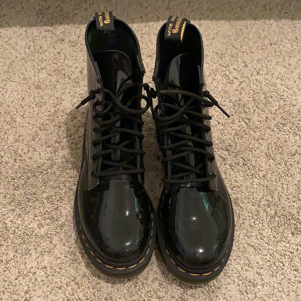 Women’s Patent Dr. Martens WORN ONCE
